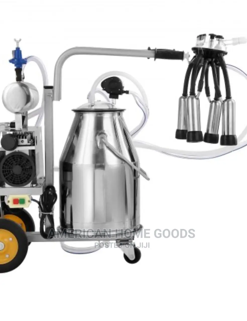 Vevor Electric Milking Machine 25l, 1440rpm, 10-12 Cows/Hour