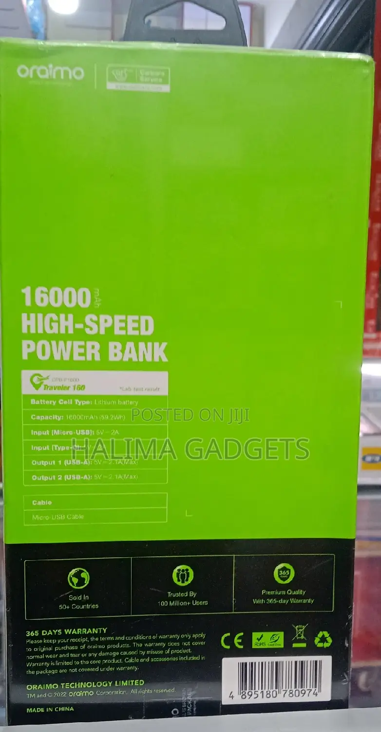 Traveler 160 Opb P160d High Speed Power Bank