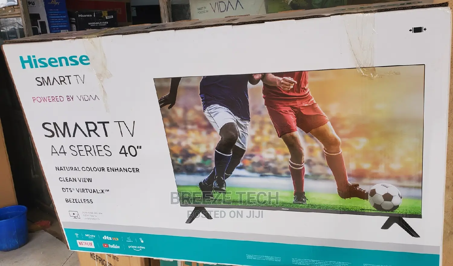 Frame Less Tv Hisense Smart 40"Inch