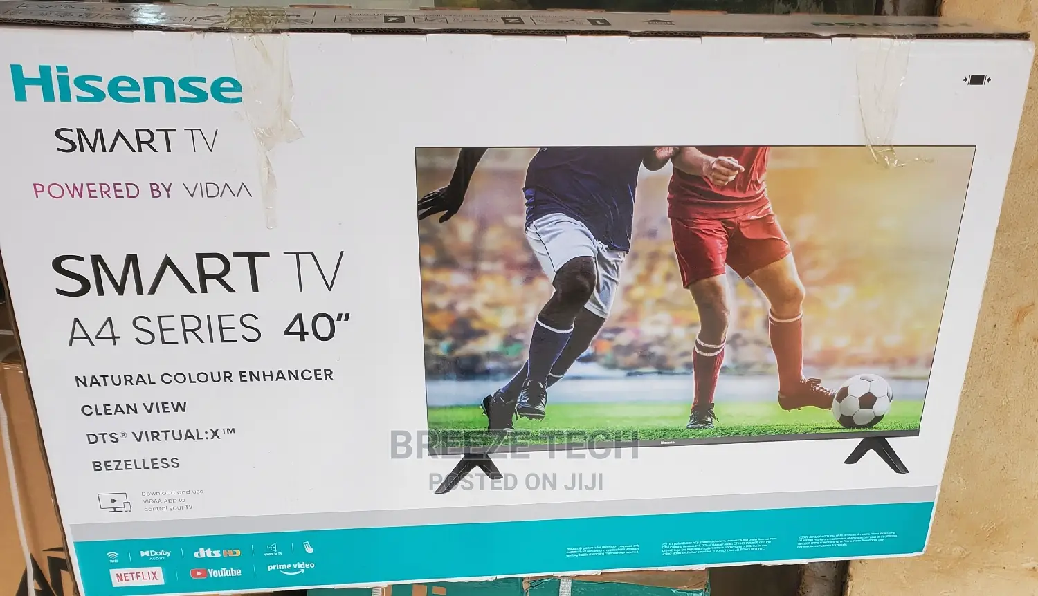 Frame Less Tv Hisense Smart 40"Inch