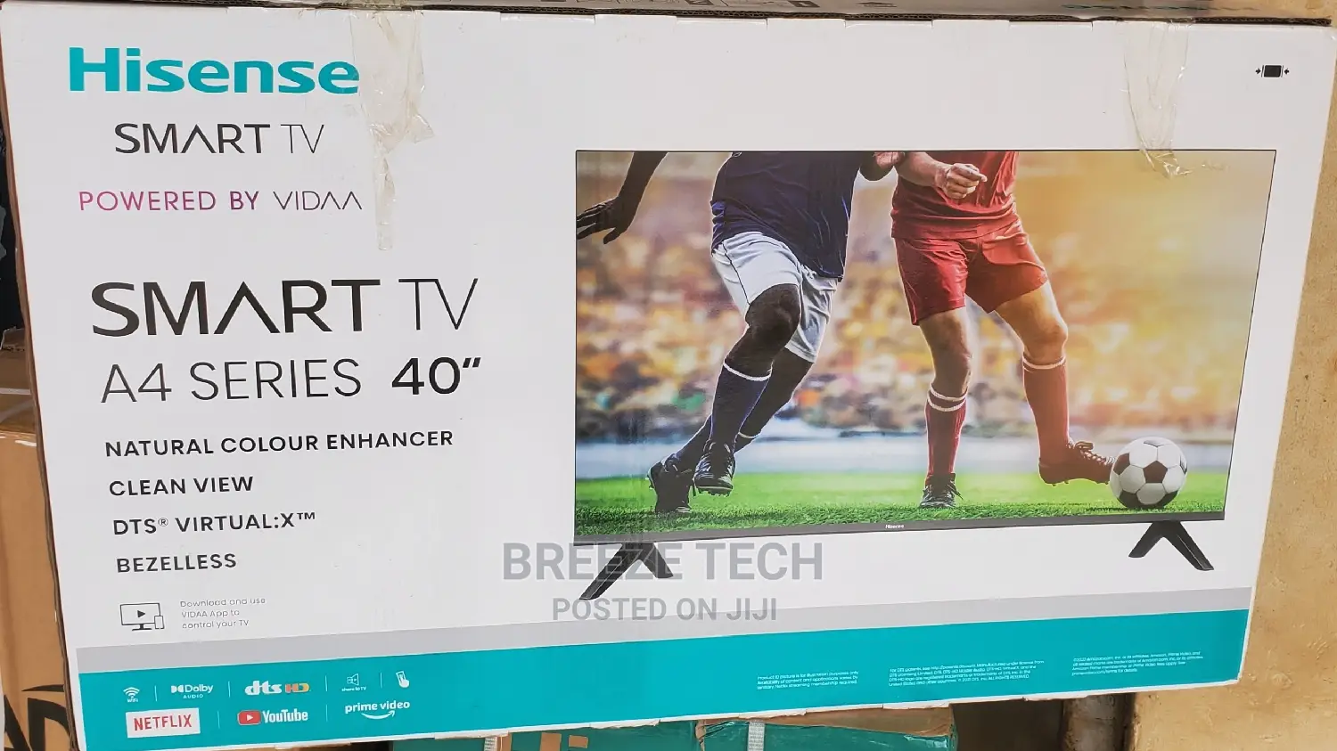 Frame Less Tv Hisense Smart 40"Inch