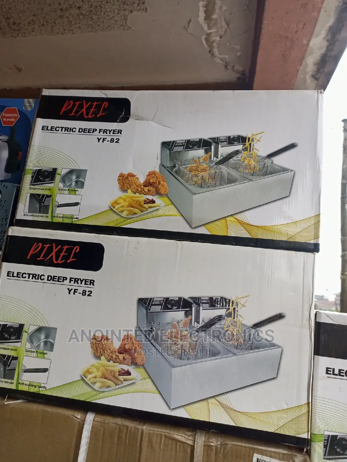 Pixel Double Deep Fryer