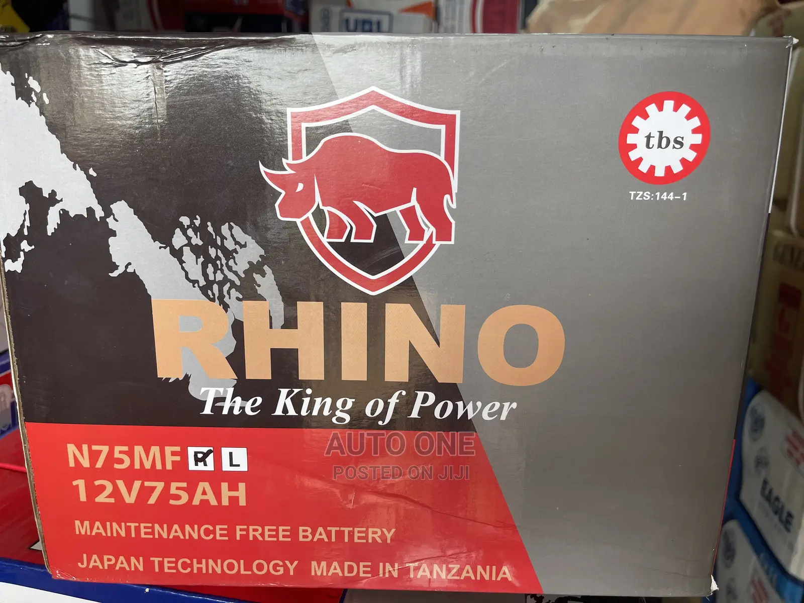 N70z/75ah Rhino Battery