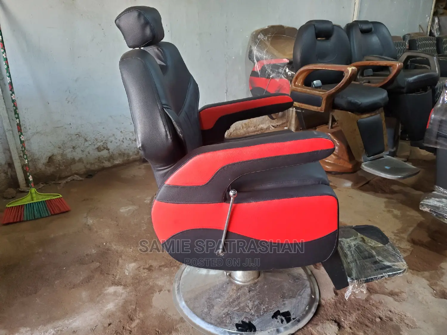 Barber Red and Black