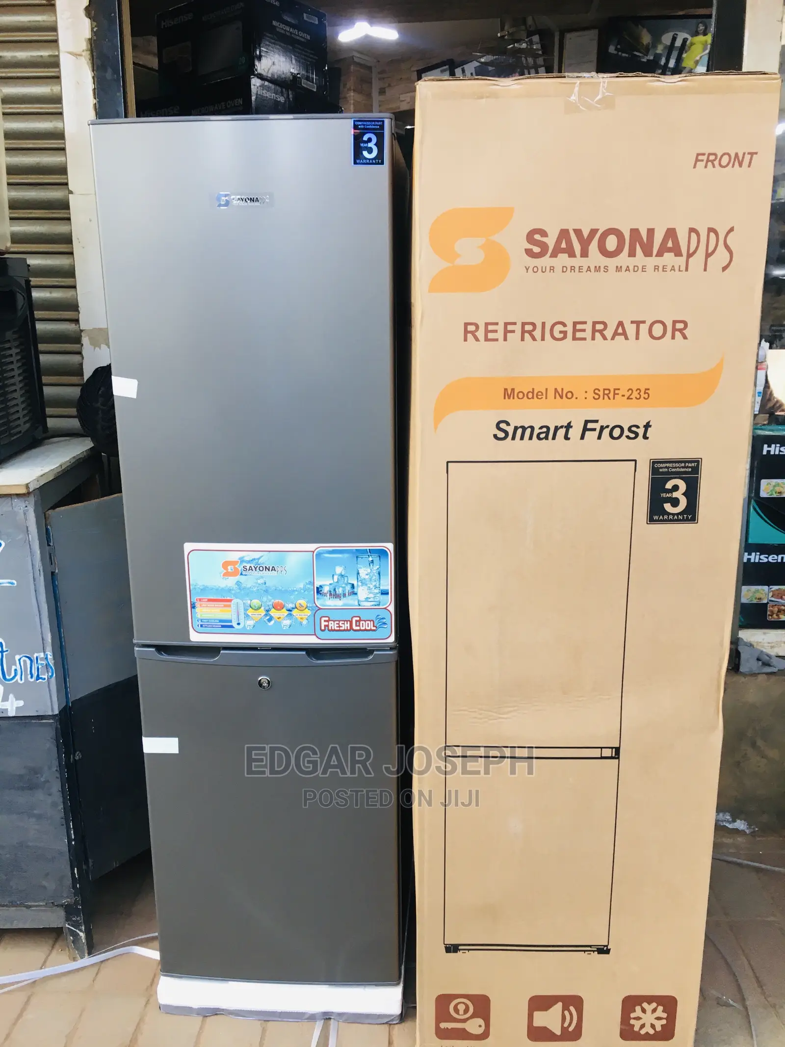 Sayona 235L Brand New Refrigerator