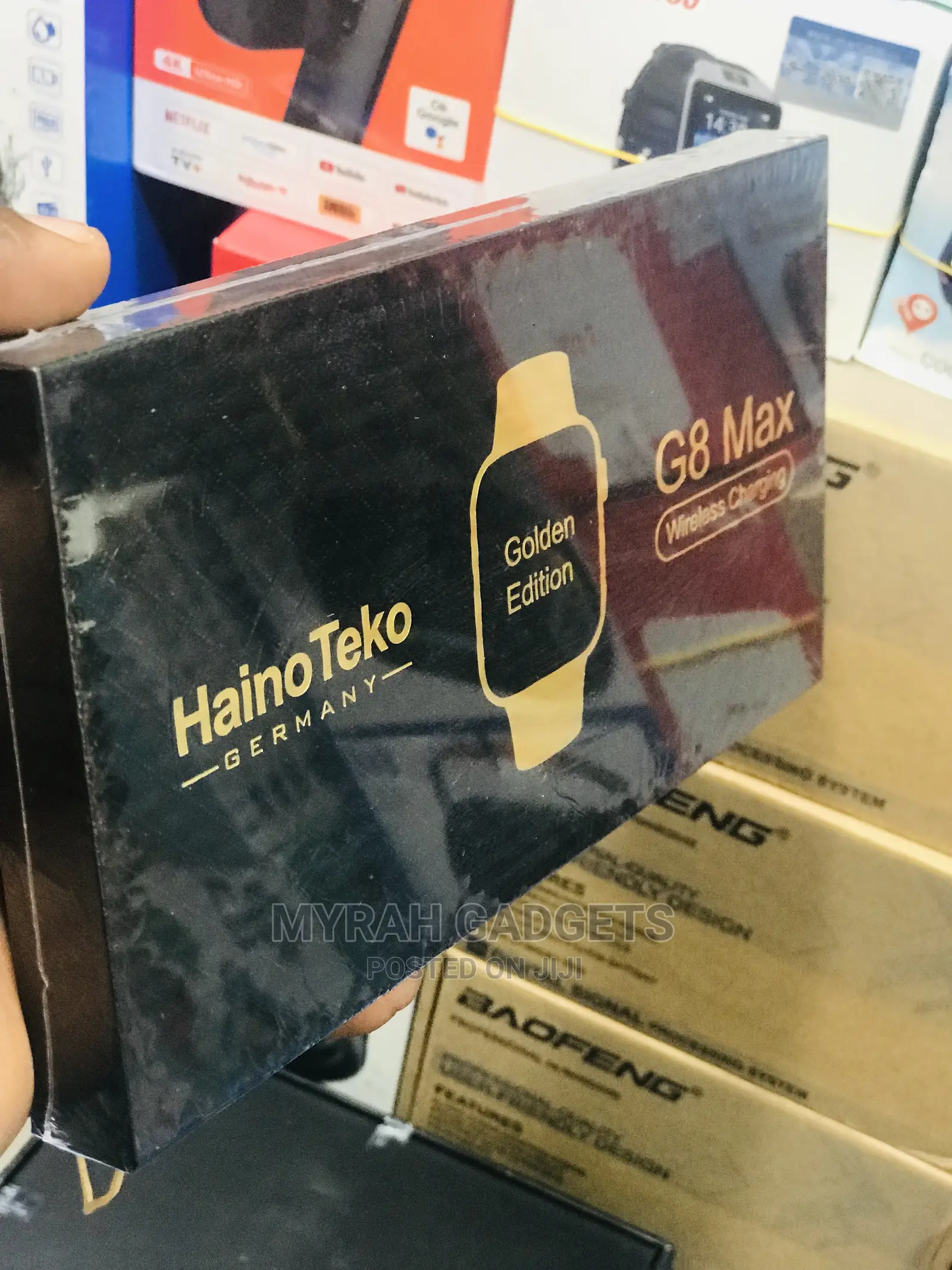 Haino Teko Golden G8 Max Wireless Charging Smart Watch