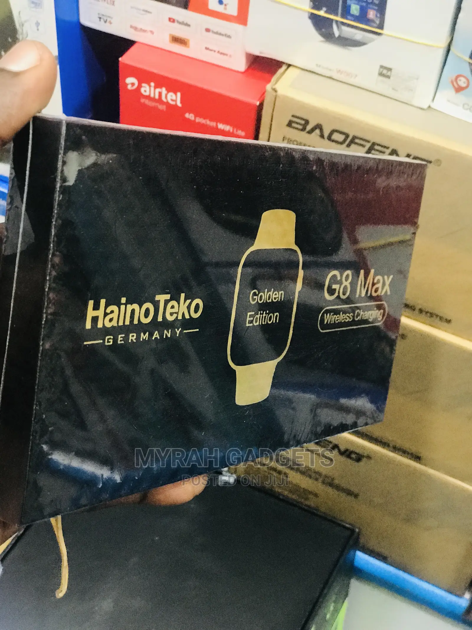Haino Teko Golden G8 Max Wireless Charging Smart Watch