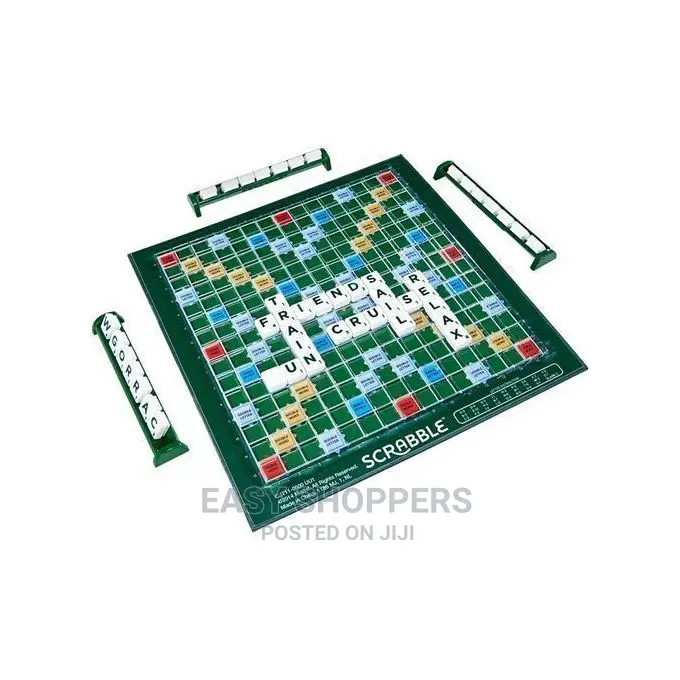 Scrabble Game Educational Kid Adult Board Game Green