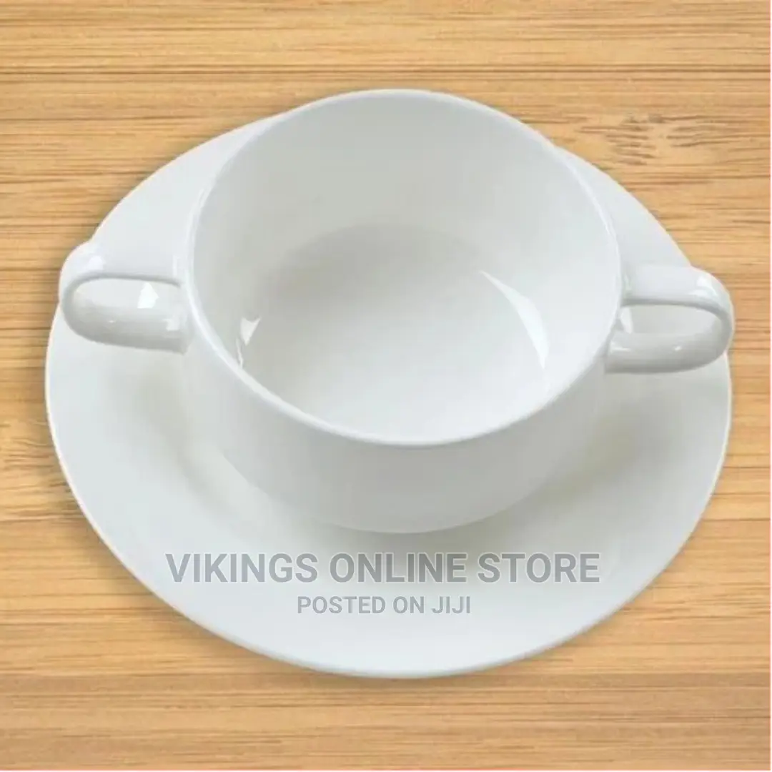Lightbox
6 Pieces of Ceramic Soup Cup Bowls With 6 Saucer