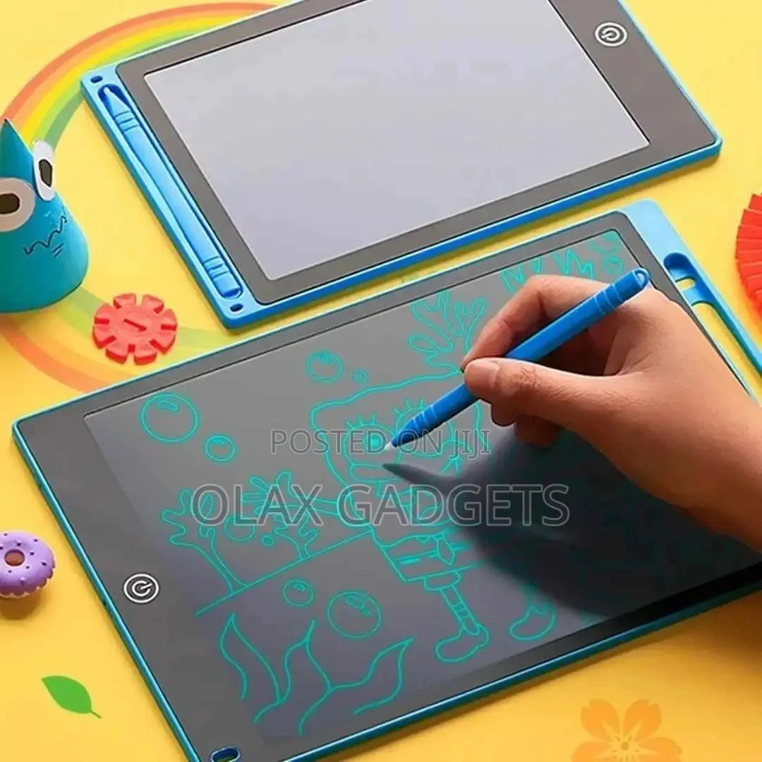 Idino LCD Kids Writing Pad 9 Inches - Multi-Color LCD