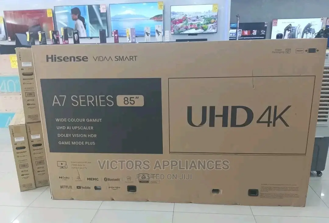Hisense Tv 85inches ULED Smart Tv High End Tv