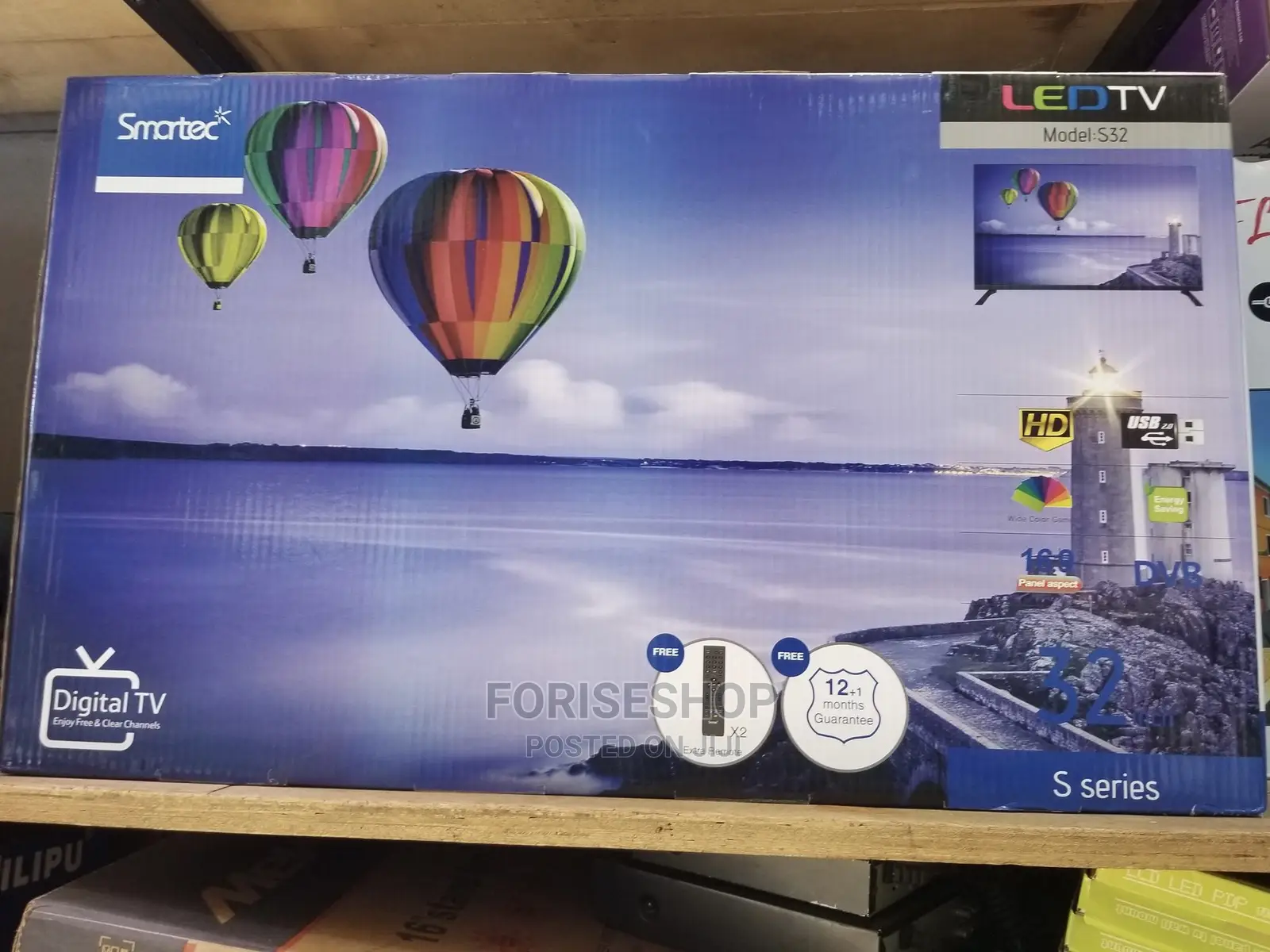 Genuine 32inch Smartec Smart Tv With 2years Warranty