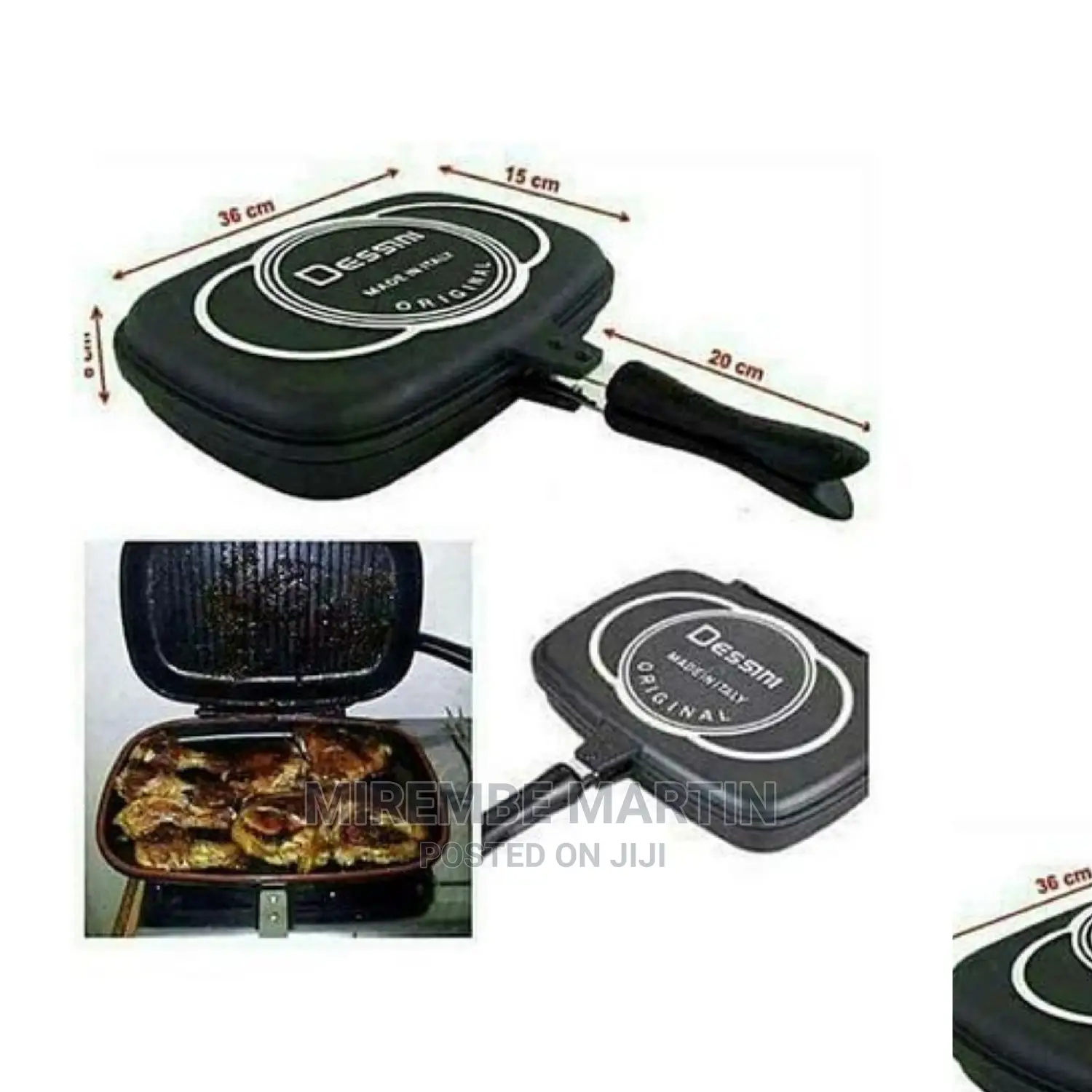Double BBQ Grill Pan