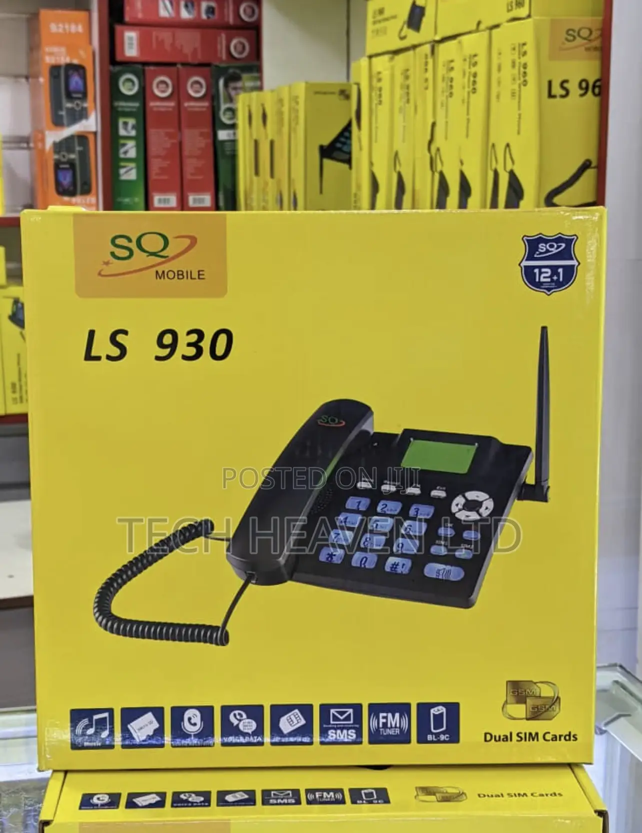 Desk Phone for Home and Office Use - Dual Sim