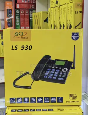 Desk Phone for Home and Office Use - Dual Sim