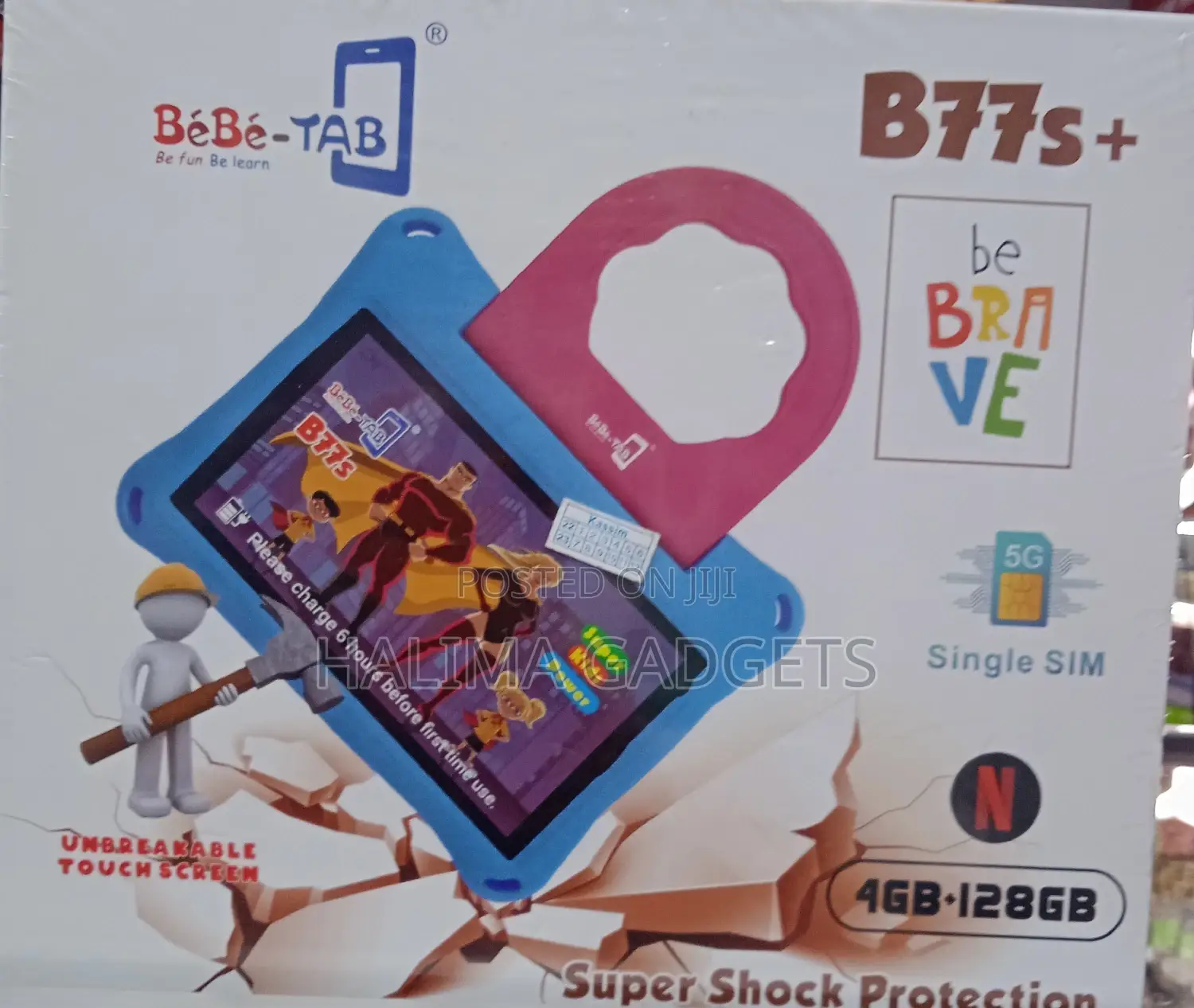 New Bebe B77s 128 GB Pink