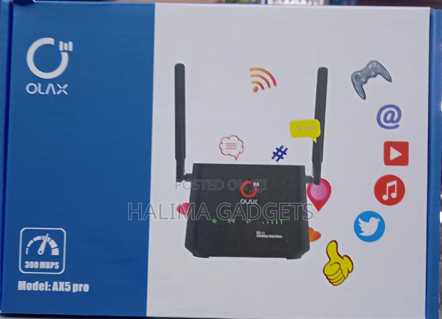 Olax Wi Fi Speed Is 300mbps Led Indicator