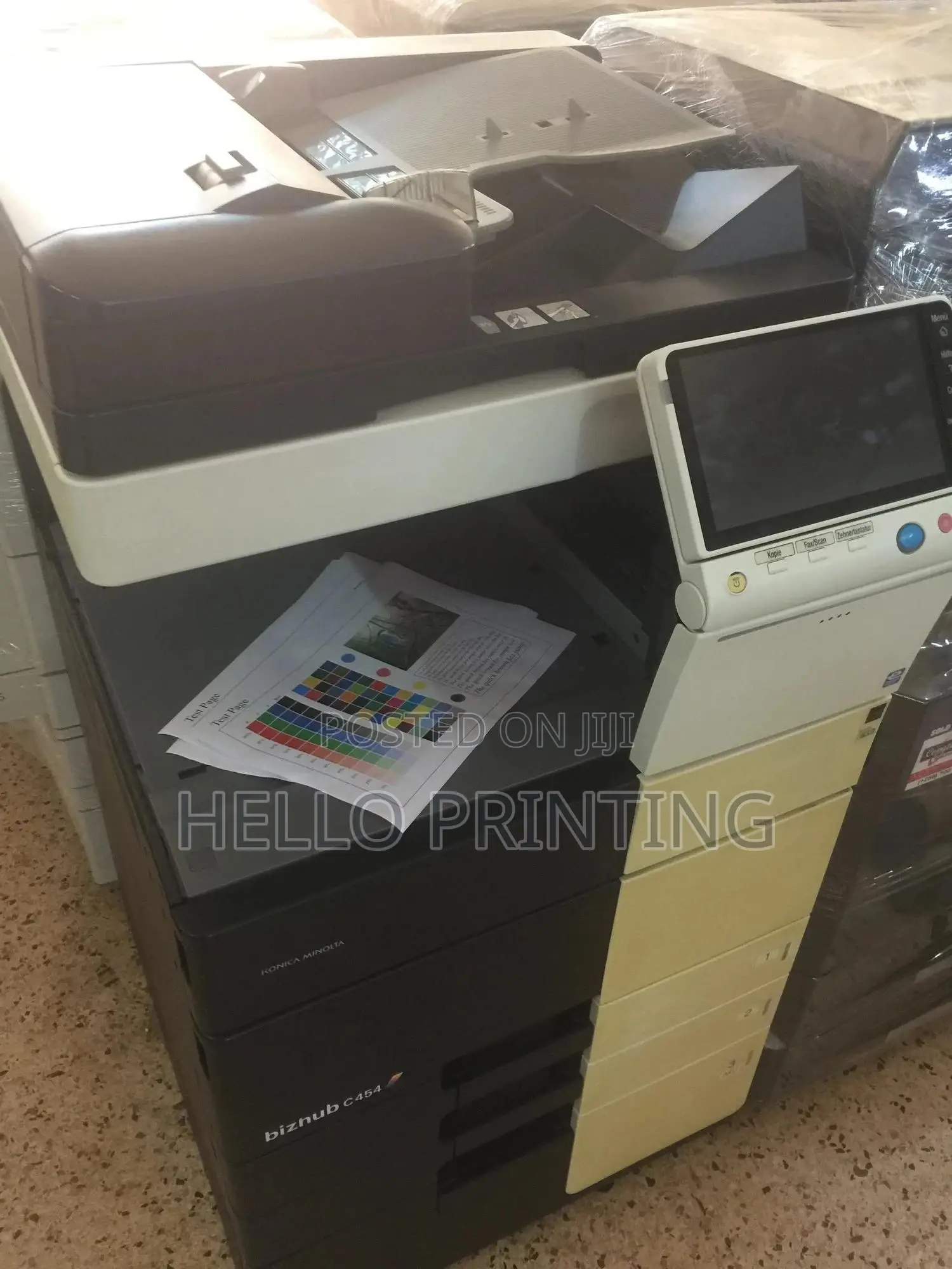 Used Bizhub C454e Printer