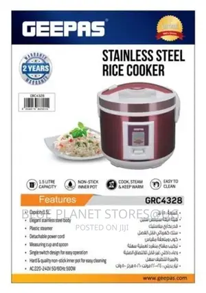 GEEPAS 1.5L Auto Electric Rice Cookers \\ 500w \\ GRC4328N