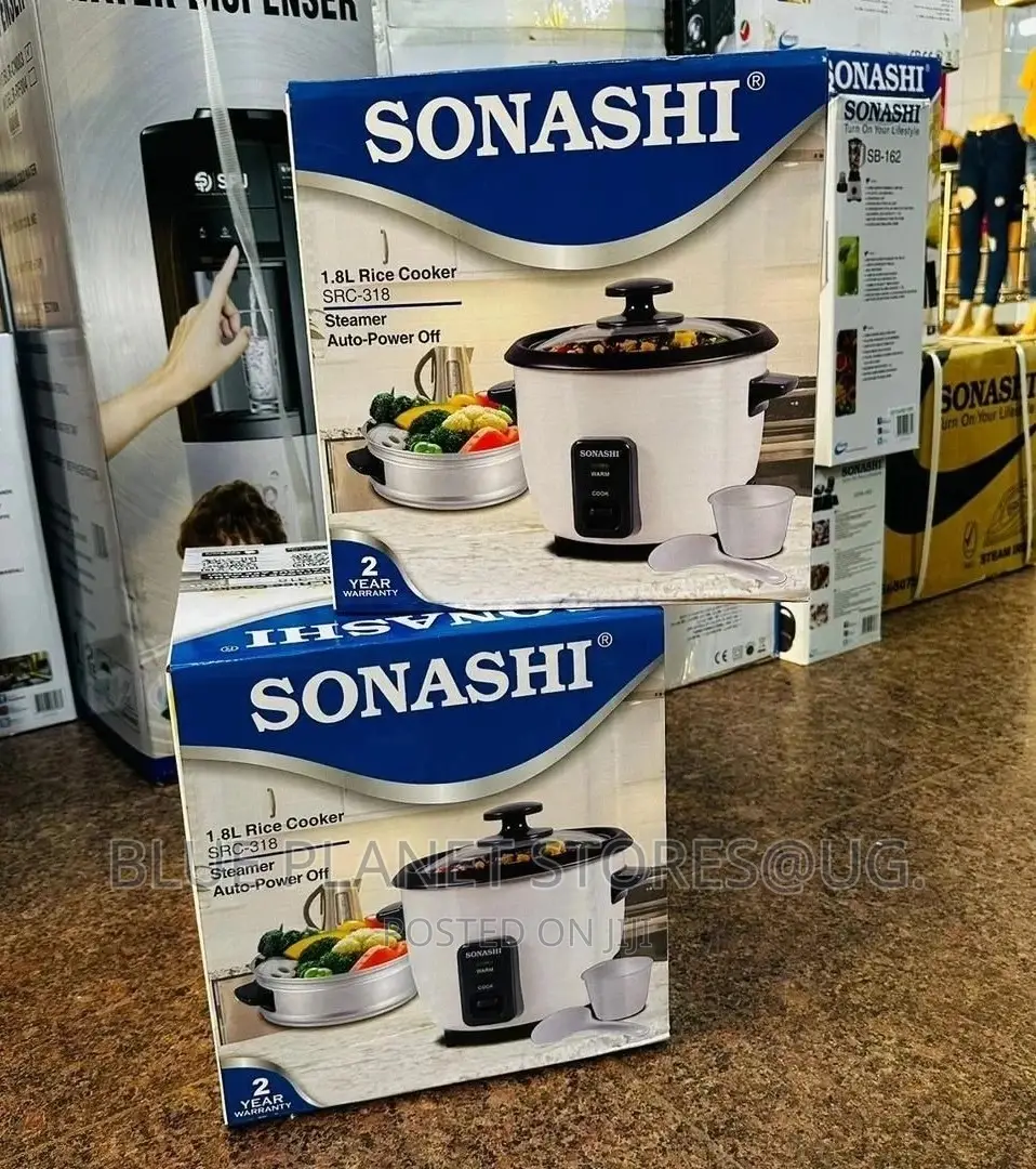SONASHI 1.8L Electric Rice Cooker + Steamer \ 700w \ SRC-318