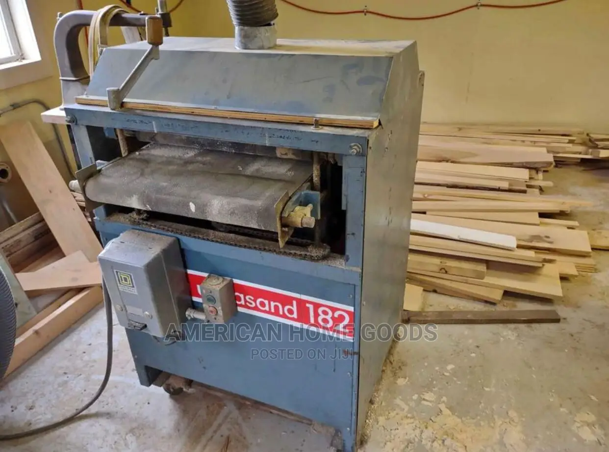 Grizzly 19 Inch Commercial 2-Drum Sanding Machine 240volts.