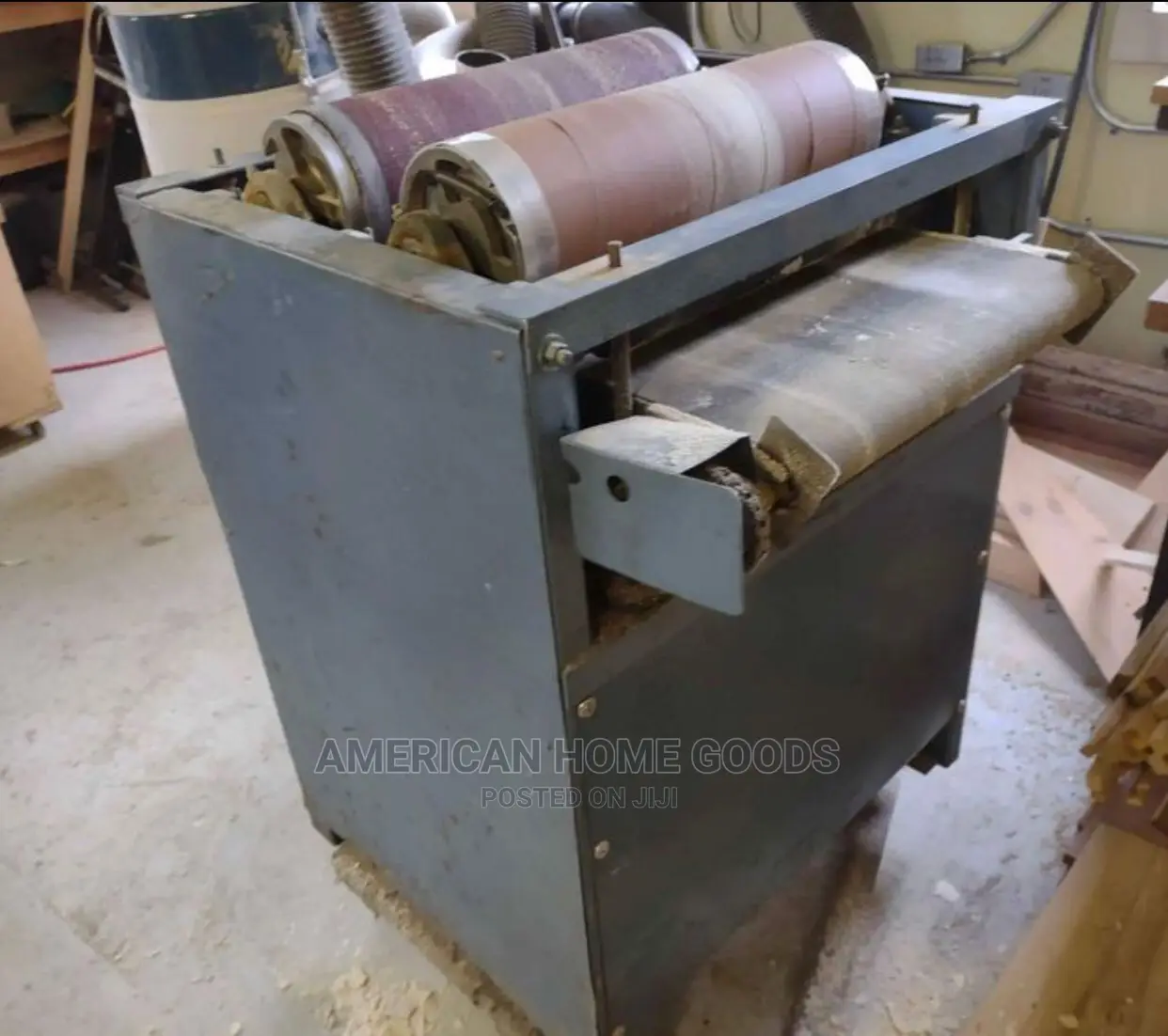 Grizzly 19 Inch Commercial 2-Drum Sanding Machine 240volts.