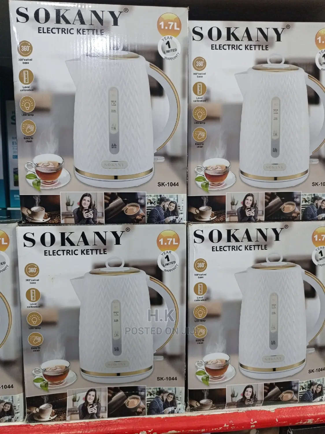 1.7L Sokany Electric Kettle