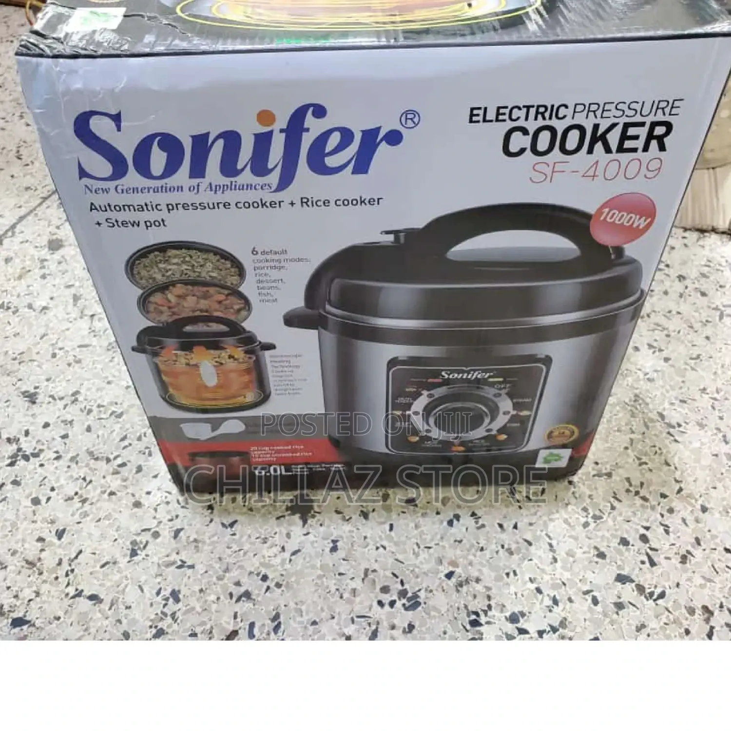 6.0L Sonifer Electric Pressure Cooker.