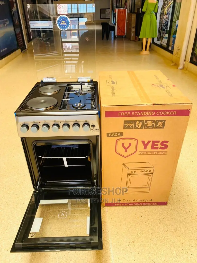 Yes 2gas 2electric Cooker 60by50cm