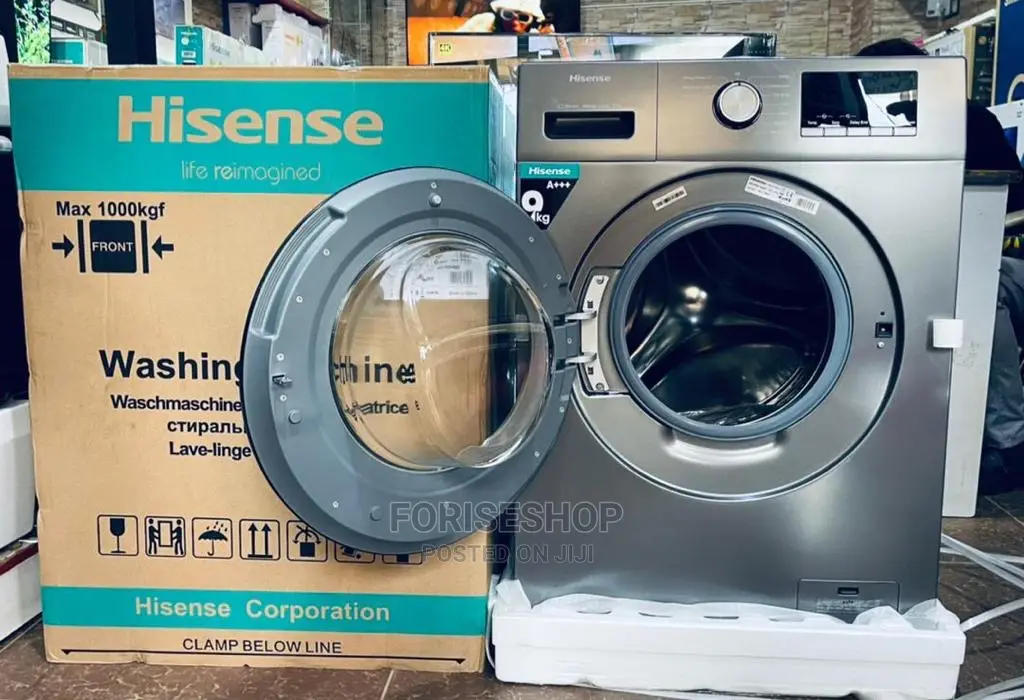 Hisense 9kgs Washing Machine With 5yrs Warranty