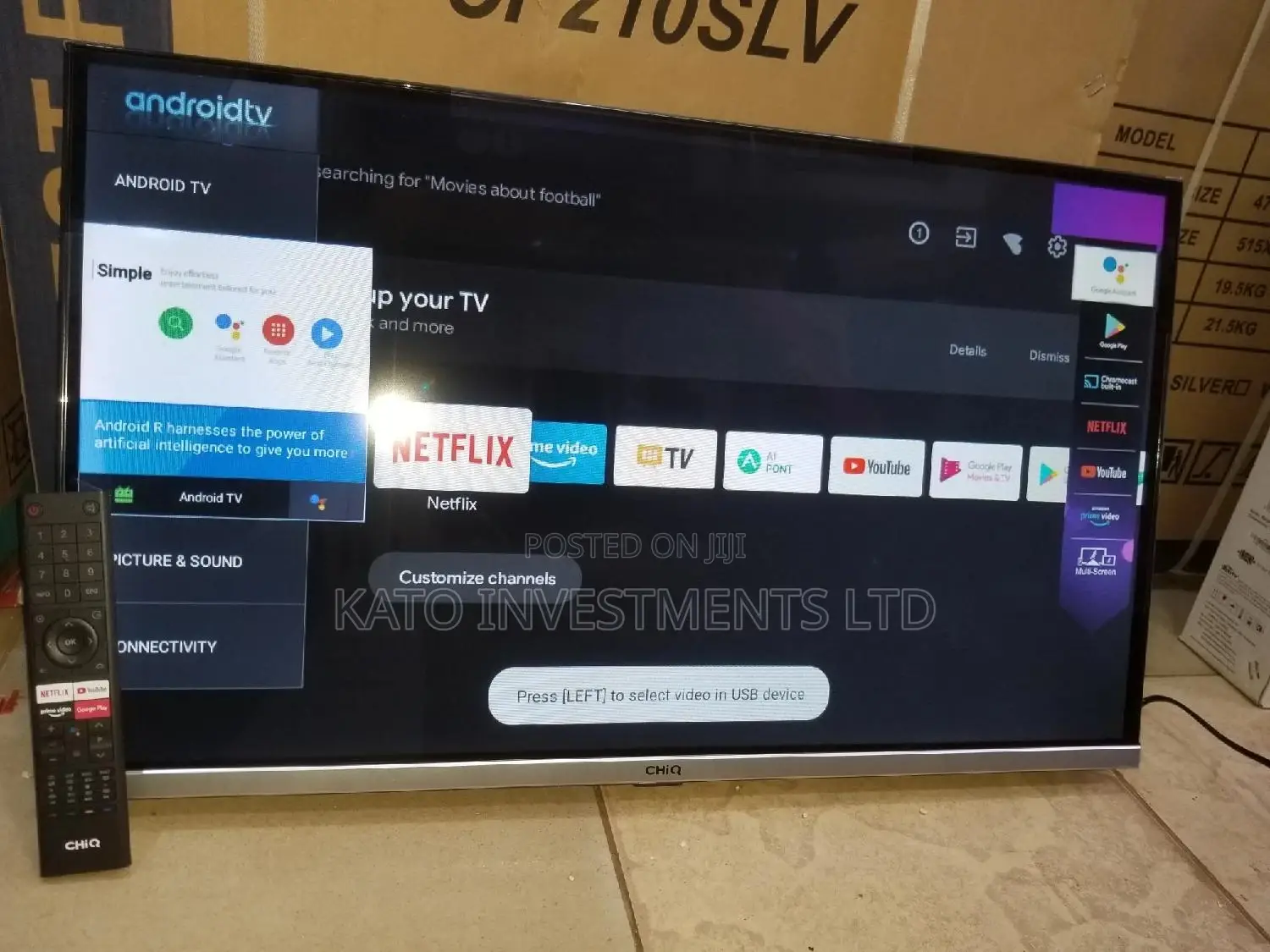 Chiq Android 32inches Tv
