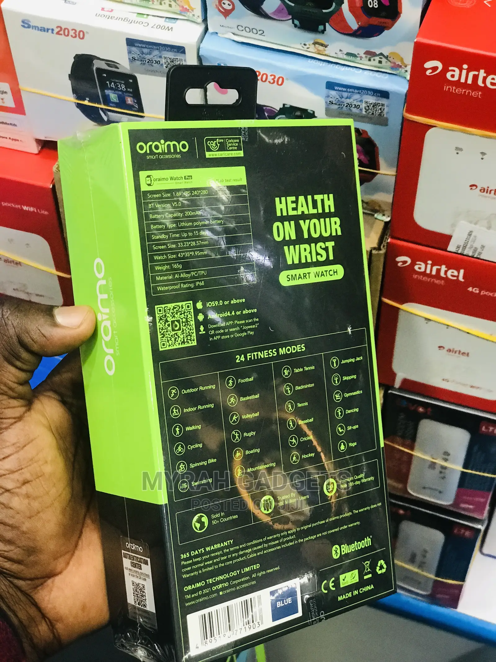 Oraimo V5.0 Smart Watch PRO