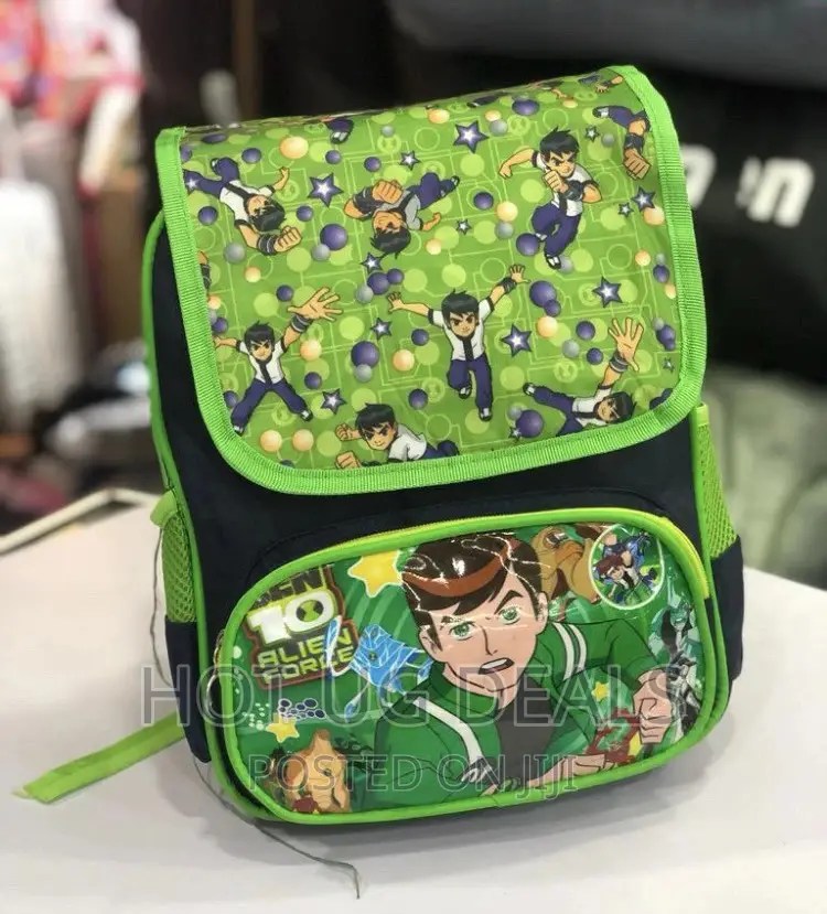 Kids Waterproof School Bag - Picture Print May Vary