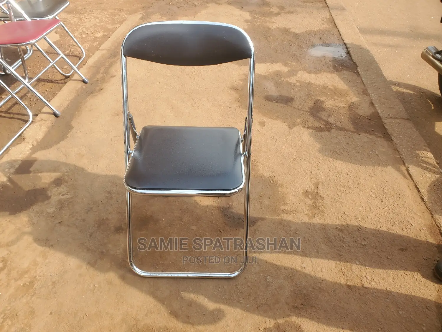 Foldable Chair Grey