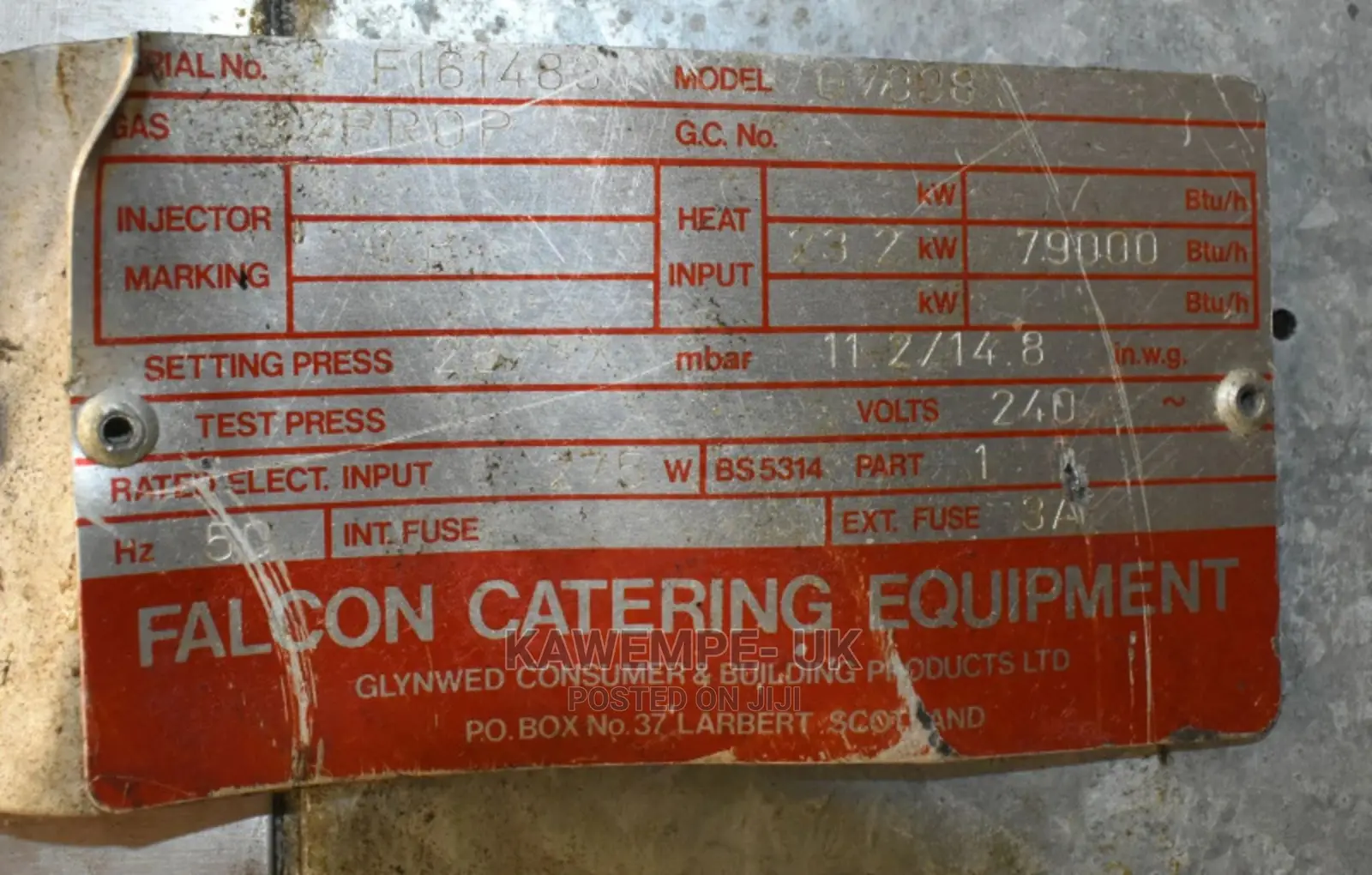 Falcon G7008 Convection Oven (UK Make)