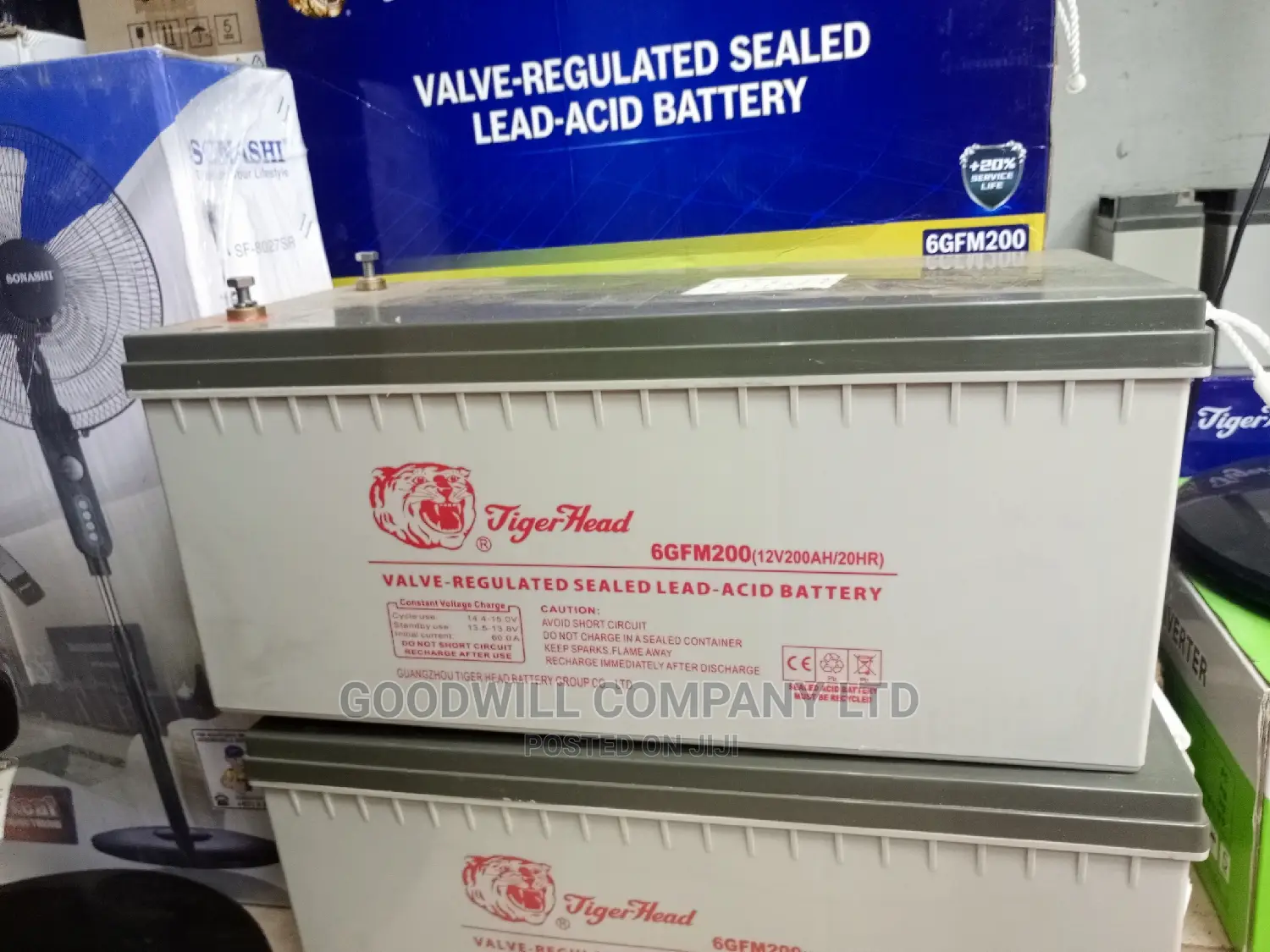 200ah Tiger Head Solar Battery Max