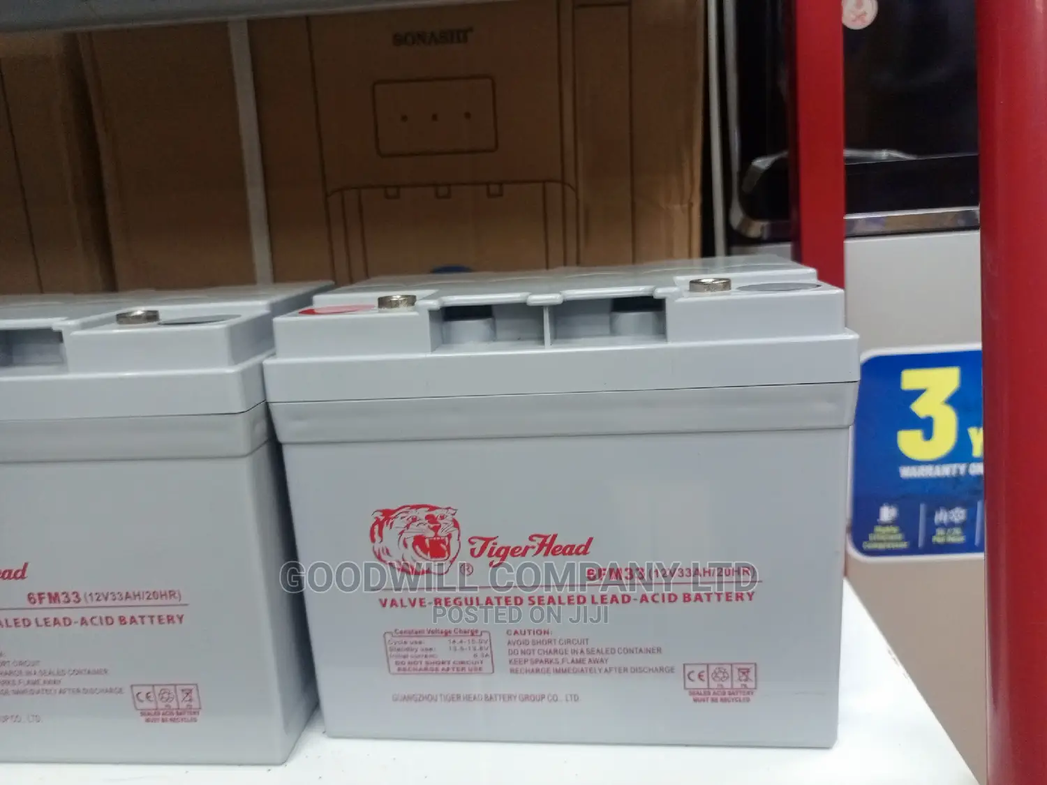 33ah Tiger Head Solar Battery