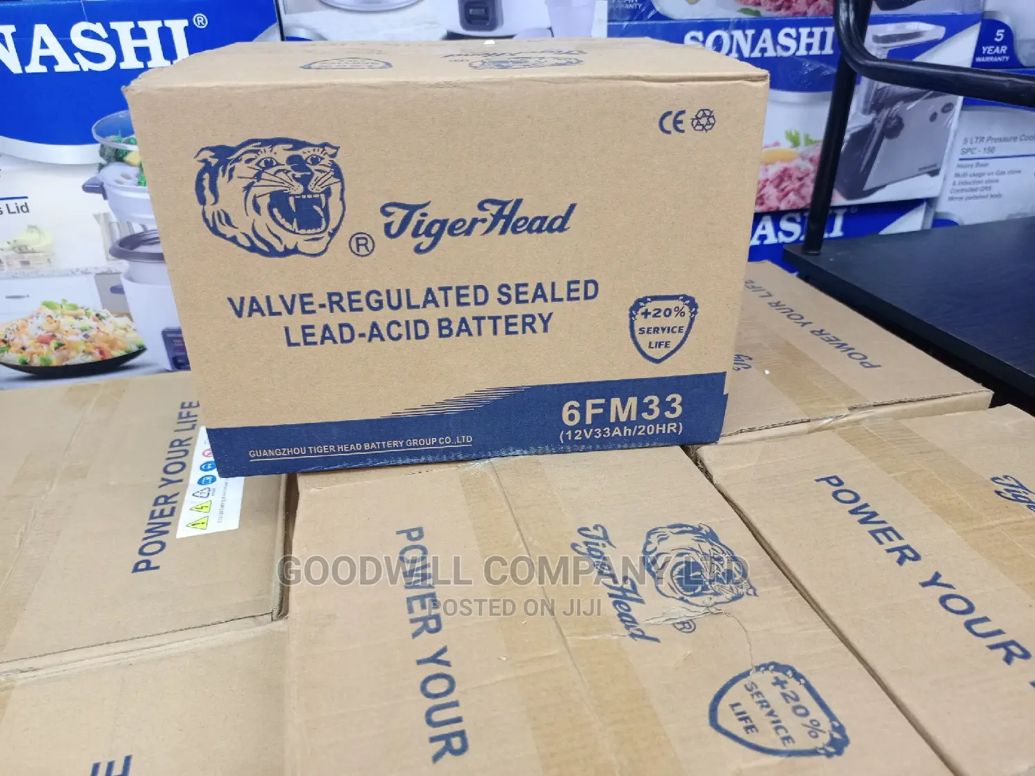 33ah Tiger Head Solar Battery Max