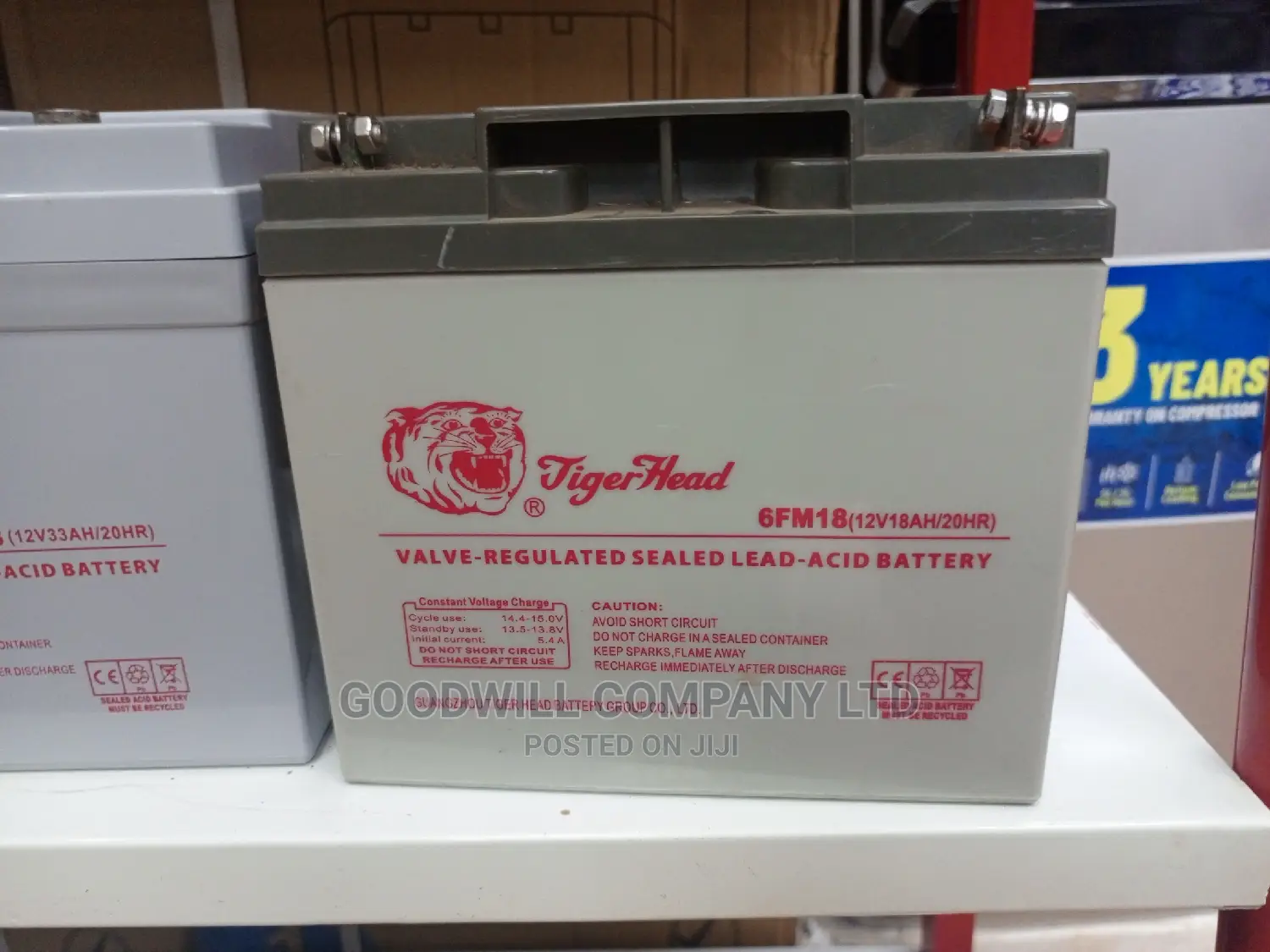 18ah Tiger Head Solar Battery Max