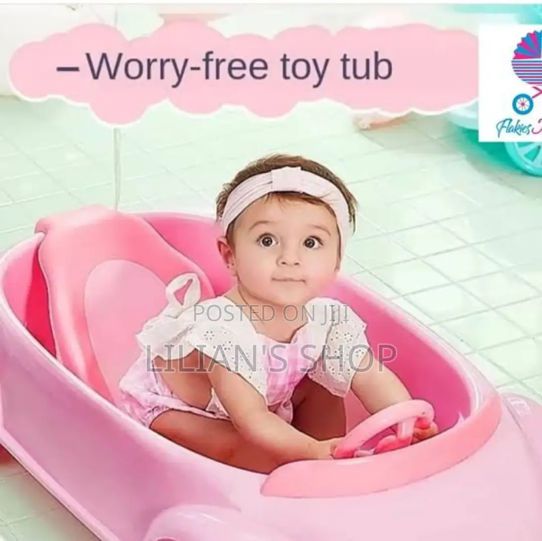 Car Shape Movable Baby Bath Tub