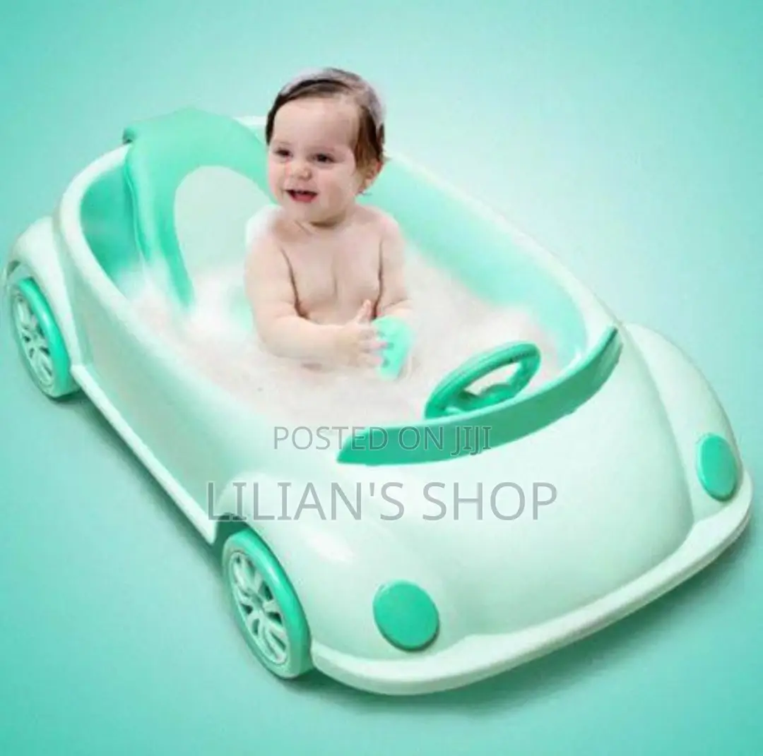 Car Shape Movable Baby Bath Tub
