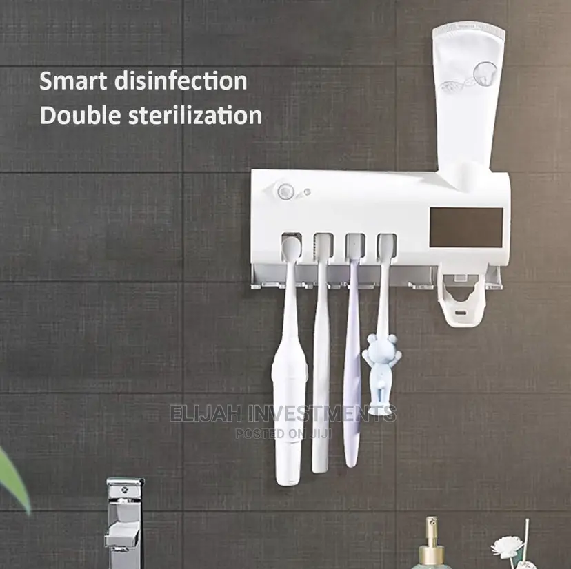Smart Automatic Toothbrush Holder Toothpaste Dispenser