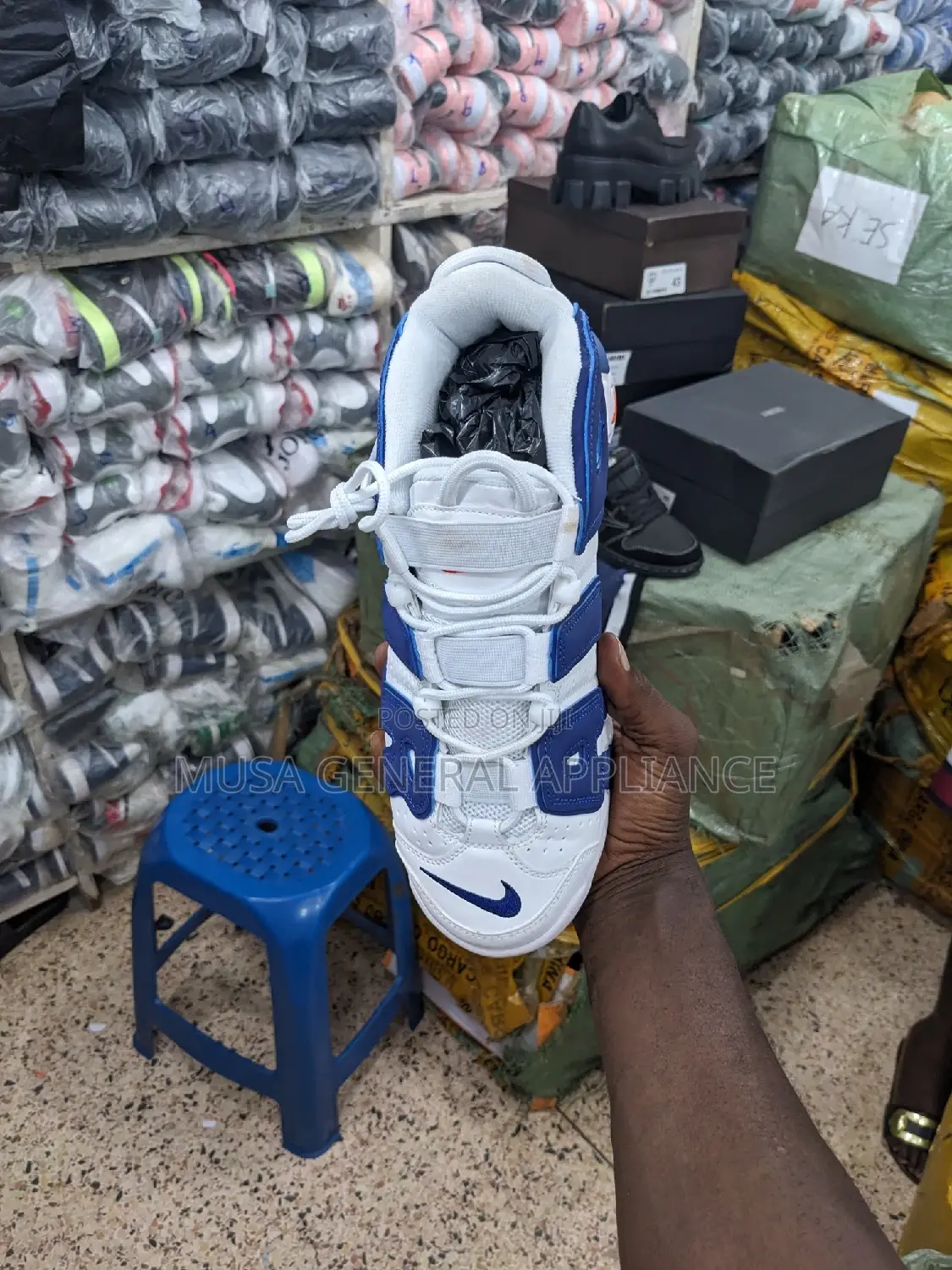 Blue White Sneakers