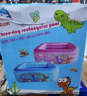 Three-Ring Rectangular Pool