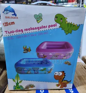 Three-Ring Rectangular Pool