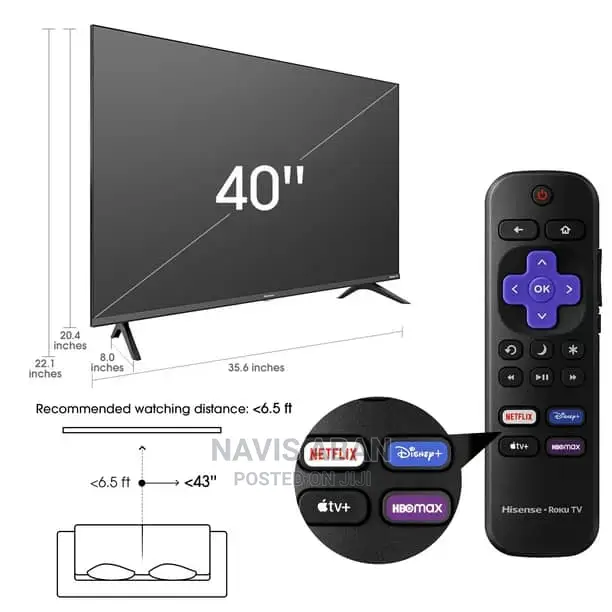 Hisense 40 Inch Smart Tv With Free to Air