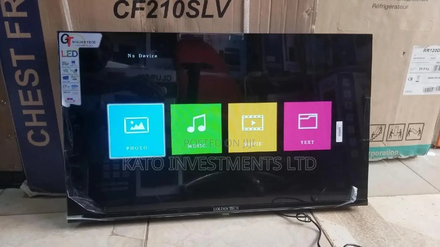 Golden Tech 32 Inches Frameless TV