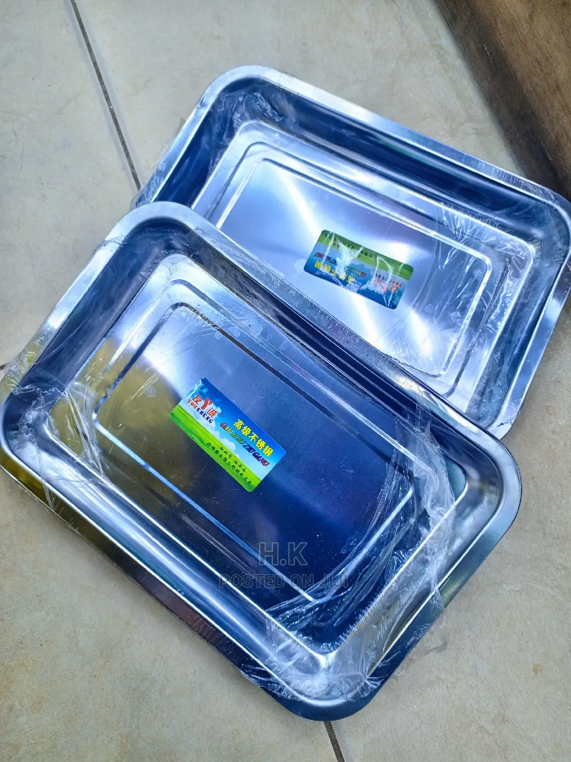 6pcs Rectangular Food Serving Trays (Small Trays)