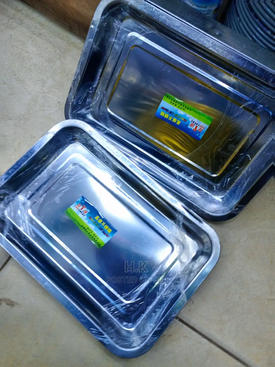 6pcs Rectangular Food Serving Trays (Small Trays)