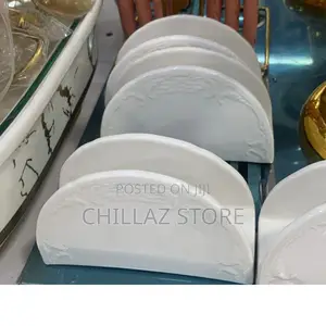 Ceramic Napkin Holder.